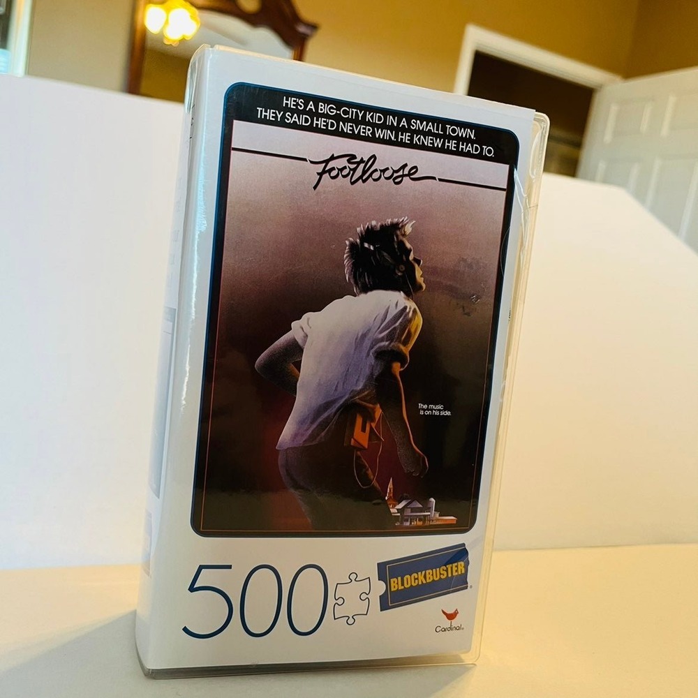 FOOTLOOSE 500 Pieces puzzle. New in box. 18 inches x 24 inches will be the finis